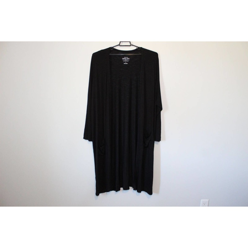 NWT Torrid Super Soft Slub Duster Open Front Long Cardigan Plus Size 4 4X H14716 - Picture 2 of 12